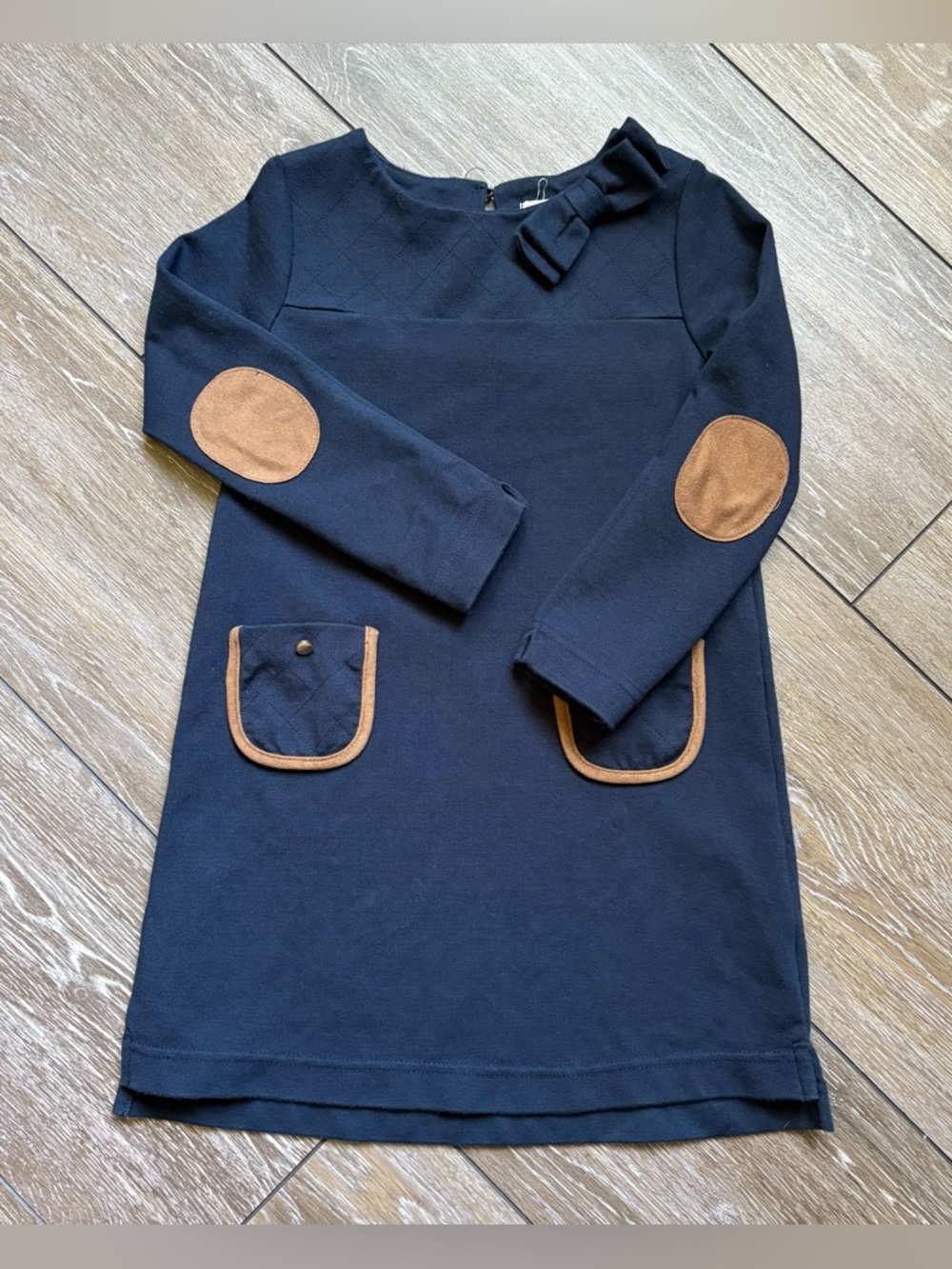 Hope & Henry Quilted Ponte Riding Dress